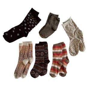 FALL COZY SOCKS (6 Pairs)